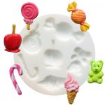 DTM Moule en silicone mini bonbons pour pâte FIMO