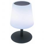 Lumisky Lampe de table solaire STANDY TINY SOLAR blanc acier H25cm