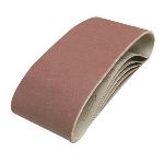 Silverline 5 bandes abrasives 100 x 610 mm