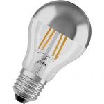 Osram Ampoule LED Standard clair filament argent&eacute;e - 4W &eacute;quivalent 35W E27 - Blanc chaud