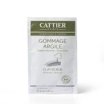 Cattier Gommage argile blanche bio - 12 sachets unidose de 12.5ml