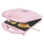 Bestron Dsw271p Gaufrier forme de 4 coeurs sur bâtonnets 780w rose sweet dreams