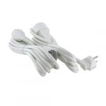 Chacon Lot 2 x Prolongateur HO5VVF 3 x 1,5mm2-3 m - Blanc (FR)