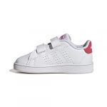 Adidas Baskets Bébé Advantage Blanc/Rose