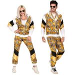 Ruedelafete D&eacute;guisement cranes noir/or - Adulte