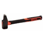 KS Tools 142.1101 - Marteau rivoir manche tri-mati&egrave;re 1 Kg