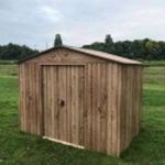 Duramax Abri de jardin métal imitation bois - 7,75 m²