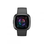 Fitbit Montre connect&eacute;e Sense 2 Noir - inclus 6 mois &agrave; Premium