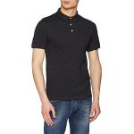 Jack & Jones Jjepaulos Polo SS Noos, Homme, Gris (Dark Grey Detail: Slim Fit-Melange), Medium