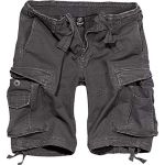 Brandit Basic Vintage Homme Cargo Short - Anthracite, L