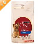 Purina One Croquette Chien 1,5kg Boeuf x6 - Lot de 1