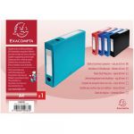 Exacompta Lot de 10 boîtes de classement à pression dos 60mm - A4 - Vert - 59633E