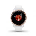 Garmin Montre connectée Venu 2S rose Gold avec bracelet blanc