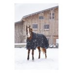Riding World COUVERTURE -OXFORD- IMPERMÉABLE, DOUBLÉE POLAIRE taille 5'9 cheval équitation