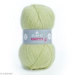 Dmc Laine Knitty 4 - 100 g Laine Acrylique Knitty 4, de :Coloris: Vert amande 882Mati&egrave;re : 100 % acrylique Poids : 100 g