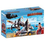 Playmobil 9249 - Dragons : Eret et Baliste &agrave; 4 projectiles de feu