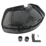 JARDIN PRATIQUE Carter de protection universel pour d&eacute;broussailleuse a dos - Avec couteau coupe-fil - Coupelle d'appui en acier, al&eacute;sage : 10 mm, Diam : 85 mm.