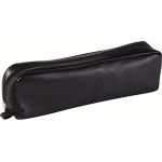 Clairefontaine 8321C - Trousse rectangulaire, en véritable cuir d'agneau, coloris noir