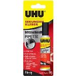 UHU 45570 - Colle instantanée Pipette 3g