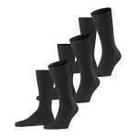 Falke Airport 3-Pack Laine Coton Épaisses Unies Lot De 3 Paires Chaussettes, Gris (Anthracite Melange 3080), 43-44 Mixte bébé