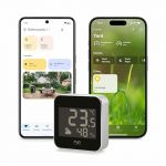 Eve Weather (Matter) – Station météo connectée avec température, taux d'humidité, tendance météo, IPX4 résistance à l'eau, Accès par commande vocale avec Google/Alexa/Siri, Nécessite un concentrateur