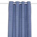 Rideau occultant effet velours Yupi bleu indigo 135x260cm