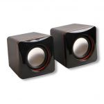 MCL Samar HP-USB2/4 - Mini Haut-parleurs 2 x 2W RMS (120W PMPO USB)