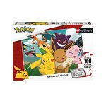 Nathan Puzzle 100 pi&egrave;ces-Pikachu et Les Pok&eacute;mon Enfant, 4005556867745
