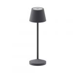 Lumisky Lampe de table sans fil EMILY Gris anthracite Aluminium H20CM