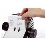 Durable Fichier rotatif VISIFIX ECONOMY pour cartes de visite capacité 400 cartes coloris noir