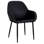 Lot de 2 Fauteuils Design "Giulia" 85cm Noir Prix