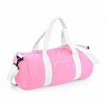 Bag sac de voyage toile 20 l varsity barrel bag bg140 rose cl ique