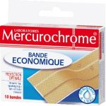 Mercurochrome Bande Economique - Pansements, 6 bandes de 10 cm