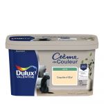 Dulux Valentine Peinture Cr&egrave;me De Couleur satin coquilled'oeuf 2 5L