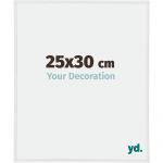 Your Decoration - 25x30 cm - Cadres Photos en Plastique Avec Verre Plexiglas - Excellente Qualit&eacute; -Blanc Brillant - Cadre Decoration Murale - Annecy.