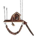 Trixie Maison suspendue en bois Janne pour rongeur (26 x 22 cm)