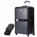 VERTICAL STUDIO "Bergen" 28" Valise noir avec sangle de bagage GRATUITE