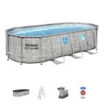 Bestway Steel Pro Max Splashview Piscine hors sol ovale, 549 x 274 x 122 cm 56716