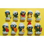 FaisTonGateau - f&egrave;ves th&egrave;me Calimero cocktail de fruits - F&egrave;ves de collection pour galette de rois Epiphanie - F&egrave;ves multicolores