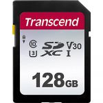 Transcend Carte SDXC Premium 300S 128 Go Class 10, UHS-I, UHS-Class 3, v30 Video Speed Class