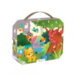 Janod Animaux Sauvages Puzzle, J02543, Multicolore