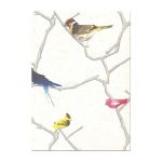 LINDER Rideau imprimé d'une multitude d'oiseaux