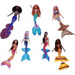 Mattel Disney La Petite Sirène Coffret Poupées Articulées 7 Sœurs Sirènes avec Accessoires Personnalisés, À Collectionner, Jouet Enfant, A Partir De 3 Ans, HLX18