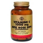 Solgar Vitamine C 1000 avec Rose hips - 100 comprim&eacute;s