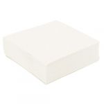 100 serviettes ouate de cellulose Blanc