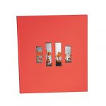 Exacompta Album Photo Livre De 60 Pages Noires Milano Rouge