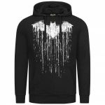 DC Comics Chandail &agrave; Capuchon Batman Paint de pour Homme, Noir (Noir Noir), &Eacute;tats-Unis Royaume-Uni