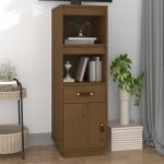 VidaXL Buffet haut Marron miel 34x40x108,5 cm Bois massif de pin