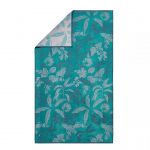 Declikdeco Drap De Plage En Jacquard De Coton, Bali Bleu Turquoise - ESSIX