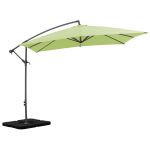 Viva Green Ilios 3 - Parasol jardin déporté en aluminium (3 x 3 m)